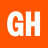 Grubhub app icon, a food and drink app Hinder can lock when the category budget runs out