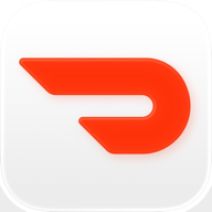 DoorDash app icon, a spending app Hinder can block over budget